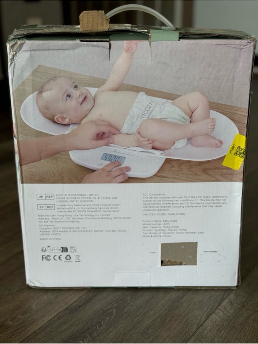 NWT Momcozy 2-in-1 Baby Scale & Length Measuring Tool | Digital | White | NIB - Picture 8 of 10